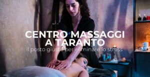 Se cerchi un centro massaggi a Taranto, un luogo che sappia accoglierti, rallentarti, rimettere a posto corpo e mente, eccoci qui!
